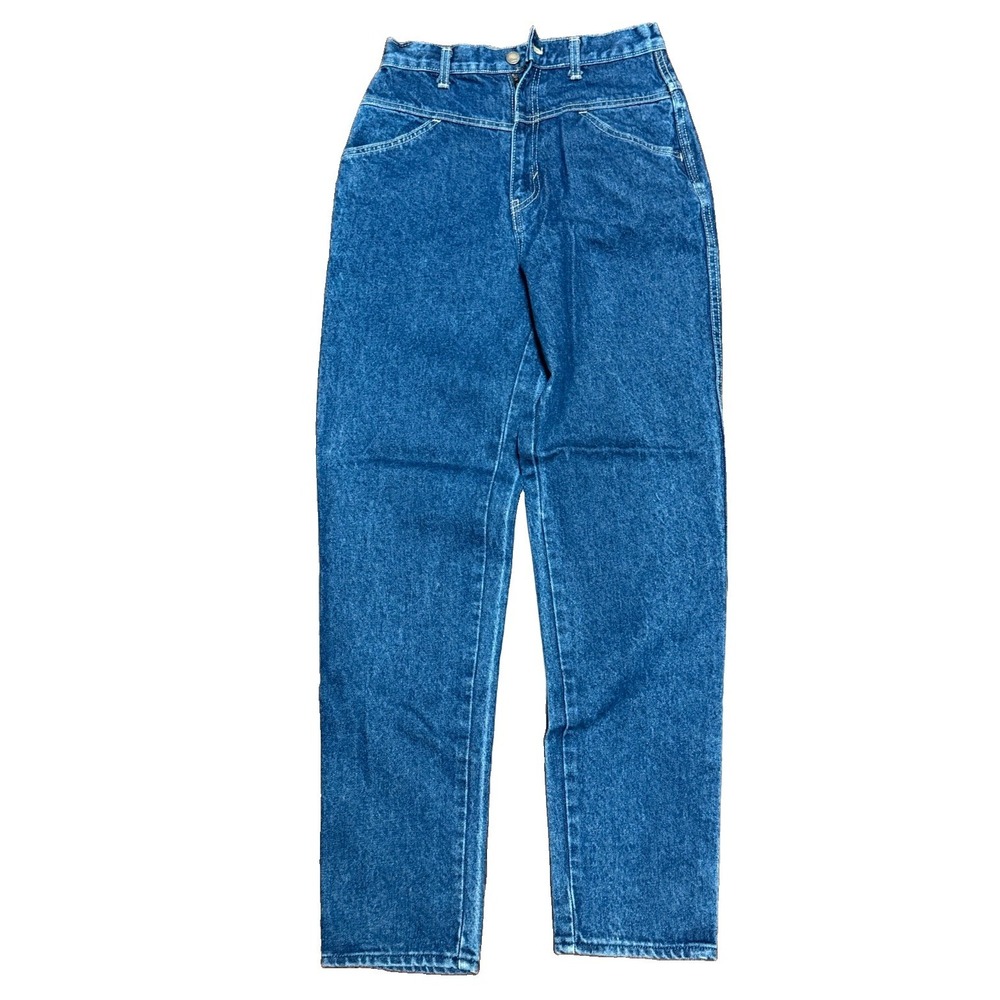 Vintage 70's 80's Weathered Blues Jeans 9/10 Made Japan High Rise Straight Leg